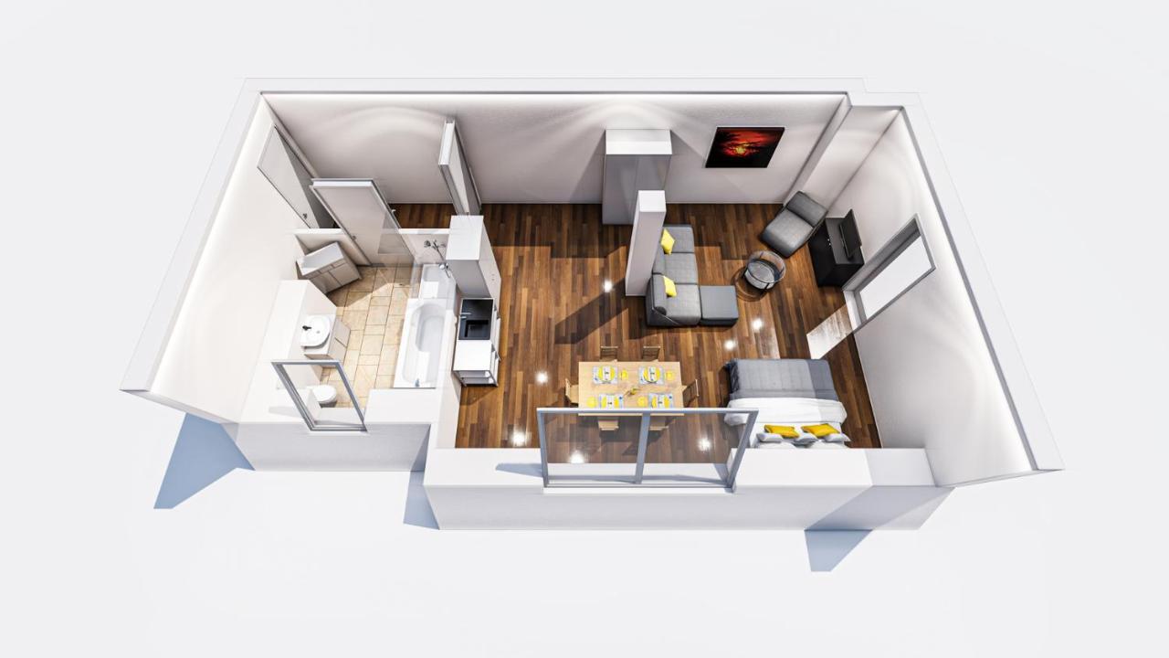 Urban Rooftop - Mitte +a/c Appartamento *